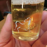 桜なべ 中江 - この馬の絵は二代目の絵付け