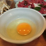 桜なべ 中江 - 卵追加