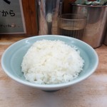 横浜ラーメン 武蔵家  - 終日無料お代わり自由ライス