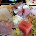 ランチセットのお刺身