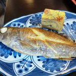 ランチセットの焼き魚