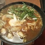 坂東太郎 - カキみそ煮込みうどん 1,501円♪