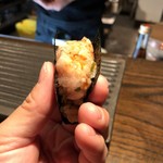 焼き鳥 とりら - 骨岸トロ海苔巻