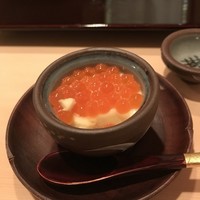 鮨 伊佐野 - いくらの茶碗蒸し