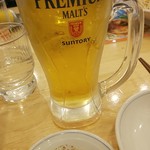 ぎょうざの満洲 - 生ビール