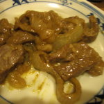 鳥勝 - 鳥勝　たぶん牛肉味噌炒め