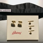 空也 - Brioni 蝶ネクタイ、スタッズボタン、カフスボタン