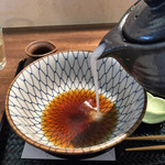 そば処 三品 - 蕎麦湯