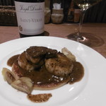 鉄板焼き Oribe - じゃがいもクレープと白ボトル