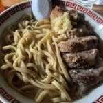 ラーメンくめちゃん - 麺アップ