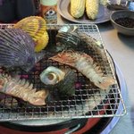 居魚屋　網元 - 海鮮バーベキューの海鮮。（２人前）