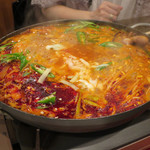 韓国料理 豚とんびょうし - チュクミ（イイダコ）サムギョプサル　