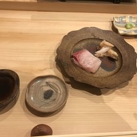 鮨 十兵衛 - バイ貝とかんぱち