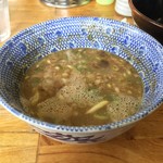 中華蕎麦 サンジ - 最後のオタノシミ、スープ割り。 これもイイね！ 満腹