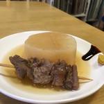うどんの花里 - 大根 すじ 