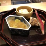 一本木石橋 - 秋のお料理、3品。