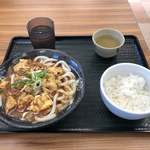 はなまるうどん - はなまるうどん イオンタウン観音寺店（麻婆あんかけうどん・追い飯）