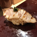 築地 男前鮓 - 炙りサーモン