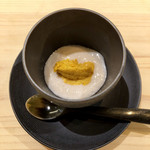 鮨 なんば - 鱈の白子と雲丹