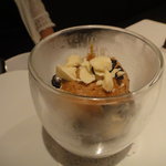 クッチーナ イタリアーナ ガッルーラ - アッフォガード　ほろ苦いキャラメルとナッツのジェラートとホワイトチョコレート