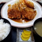 樽幸 - ミックスフライ定食