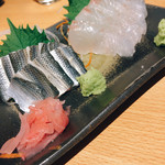 Sushi Sakaya Charin - 小肌と平目のお刺身