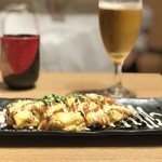 Maichibou Ikusupia Riten - チーズとんぺい焼き 780円。