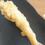 合田うどん - えび天！