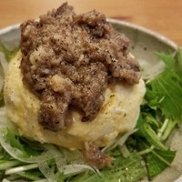 ブルーキッチン 堺筋本町店 - ポテトサラダ
                (量が多い) (アンチョビソース)