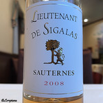 ポミエ - Lieutenant de Sigalas Sauternes 