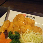 本場台湾料理海鮮館 - エビのマヨネーズ和え