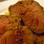 どうろくじん - 仔羊肩ロース肉のロースト粒カラシのソース