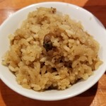 麺屋 六感堂 - 浅利の佃煮の炊き込みご飯
