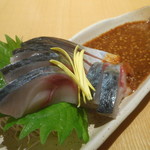 博多名物胡麻サバ刺し