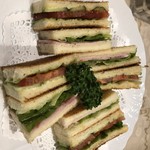 成城アルプス - ミックスサンドイッチ(焼きサンド)サクサク美味しいです