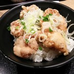 Umai Mono Ippai Irohanihoheto - ザンギ丼（税別530円）白飛びしちゃってます(^-^;