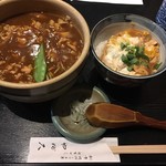 日本橋 やぶ久 - カレー南蛮とミニ親子丼