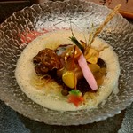 烈志笑魚油 麺香房 三く - 限定『山三宝船 (さんぞうほうせん)』1200円也。