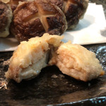 おき野 - しいたけ海老肉揚げ