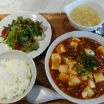 中国旬菜 味彩 - 「麻婆豆腐ランチ」1200円