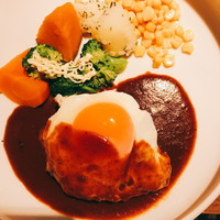 焼肉匠 勝善 - 和牛ハンバーグ定食（1200円：税込）