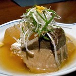 ひのと - ぶり大根（２皿に分けて供されました）