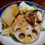 ひのと - 蒸し野菜 カニのバーニャカウダ