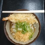 うどん一屋 - ぶっかけうどん(冷･小)と海老天