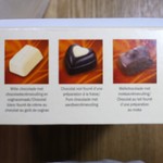 LiDL - ①ホワイトチョコとチョコクリームとコニャック ②ピュアチョコとイチゴ ③ミルクチョコとモカクリーム