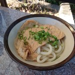 讃岐うどん がもう - かけ(小)＋揚げ　250円