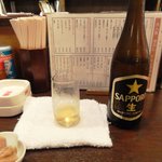 よい処ほのじ - 大瓶ビール500円！ＧＯＯＤ