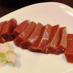 よい処ほのじ - おまたせレバ刺し300円