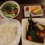 Cafe & Kitchen Wagi - 札幌スープカレーセット￥1,180