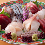 Uoya Kojirou - 新鮮旬魚のお造り盛合せ